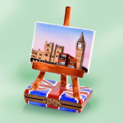 Picture of Limoges London Painting on Easel Box