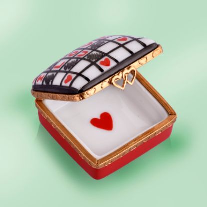Picture of Limoges Love Crossword Puzzle Box 