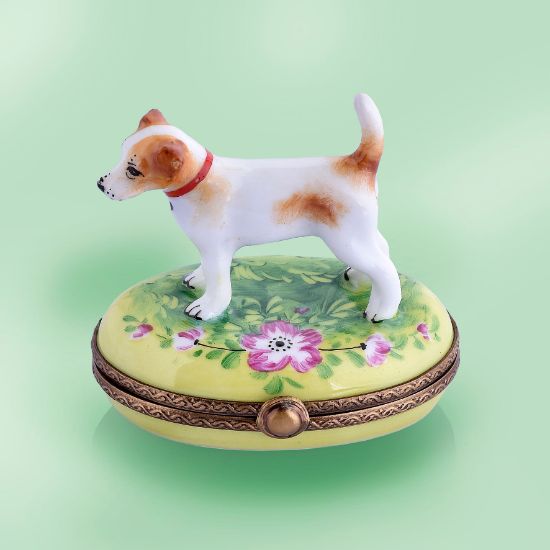 Picture of Limoges Jack Russell Dog Box