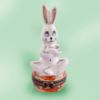 Picture of Limoges Gray Sitted Rabbit box