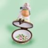 Picture of Limoges White Rabbit with Basket of Flowers Box 