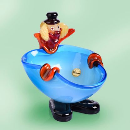 Picture of Murano Clown Candy Jar 
