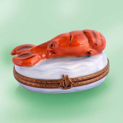 Picture of Limoges Lobster on Oval Box