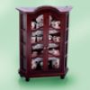 Picture of Reutter  China Cabinet with Porcelain Miniatures