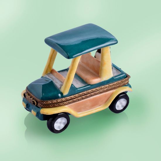 Picture of Limoges Old Fashioned Green Golf Cart Box