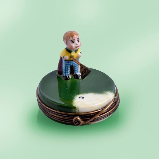 Picture of Limoges Little Boy Playing Golf Box