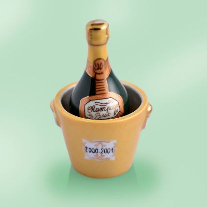 Picture of Limoges New Year 2000- 2001 Champagne Bottle Box with God Bucket