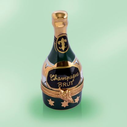 Picture of Limoges Champagne Bottle Box
