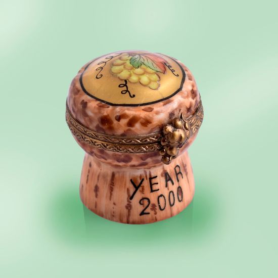 Picture of Limoges Year 2000 Champagne Cork Box