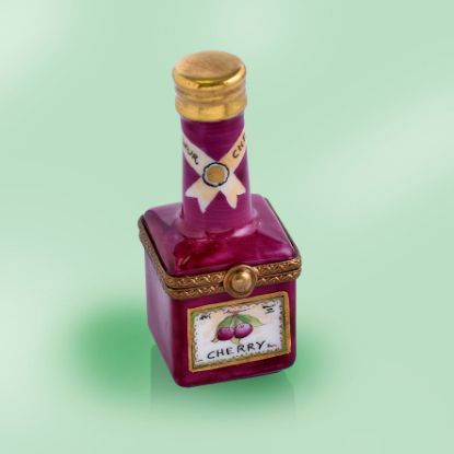 Picture of Limoges  Cherry Liquor Bottle Box 