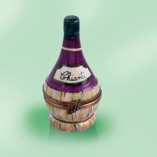 Picture of Limoges Chianti Wine  Bottle Box