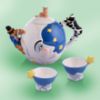 Picture of Cow Over the Moon Tea Set