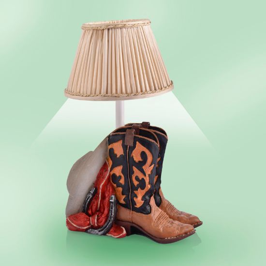 Picture of Cowboy Boots and Cowboy Hat  Lamp 