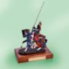 Picture of King Henry IV on Horse British Collectible Statue on Wooden Stand