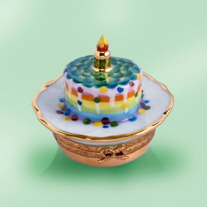 Picture of Limoges Multicolor Birthday Cake