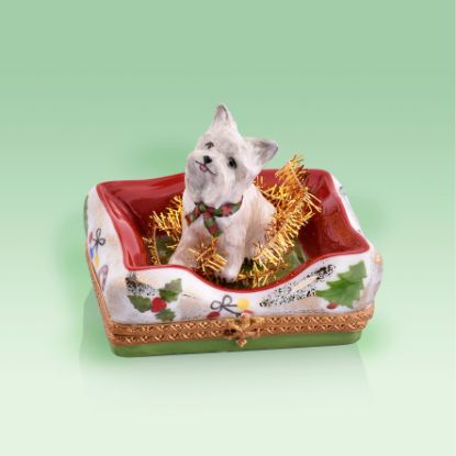 Picture of Limoges Westie in Holiday Decor Box