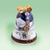 Picture of Limoges Winter Holiday Bell Box with Gift inside