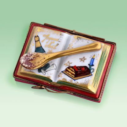 Picture of Limoges Joyeux Noel Book with Spoon Box