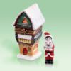 Picture of Limoges Tall House  Box with Santa 