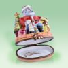 Picture of Limoges Santa with List and Gifts Box