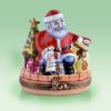 Picture of Limoges Santa with List and Gifts Box