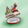 Picture of Limoges Santa with Christmas Tree and Gift Box 