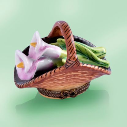 Picture of Limoges Cala Lily Basket Box