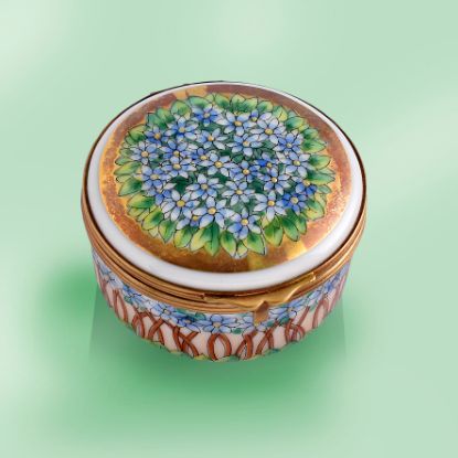 Picture of Limoges Intarsio Round Box