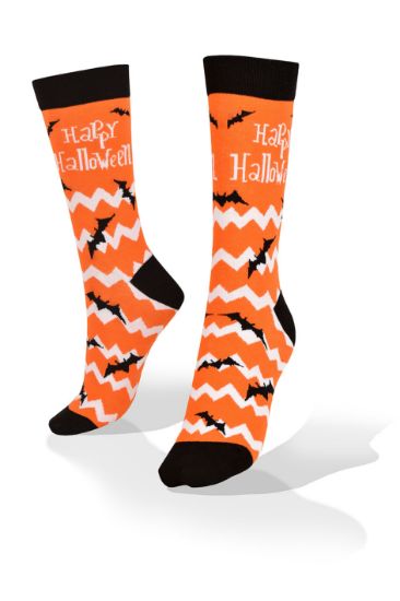 Picture of Halloween Orange Thunder Socks