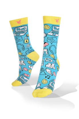 Picture of Social Media Emojis, Exclusive Design Socks