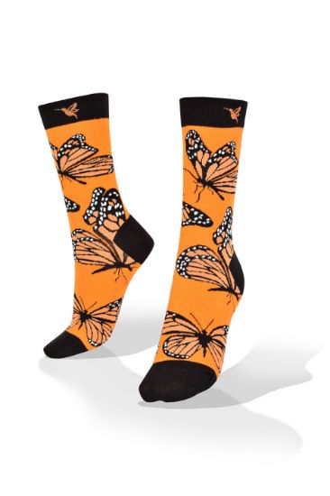 Picture of Monarch Butterflies Exclusive Socks Design 