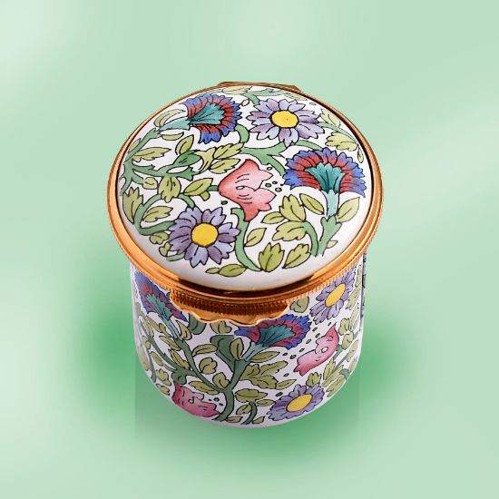 Picture of William Morris Style Enamel Stampbox