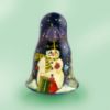 Picture of Russian handpainted Santa and Snowman Roly Poly.