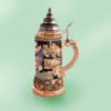 Picture of Australia German Beer Stein with Pewter Lid 1 liter