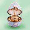 Picture of Limoges Clouds in the Sky Egg with Cherub Clasp and Birthday Cake inside Box