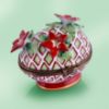 Picture of Limoges Egg with 3D Poinsettias Box