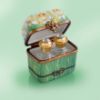 Picture of Limoges  Daffodils Perfume Chest Box with 2 Perfume Bottles