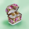 Picture of Limoges Romantic Roses Chest Box  with Perfume Bottles 