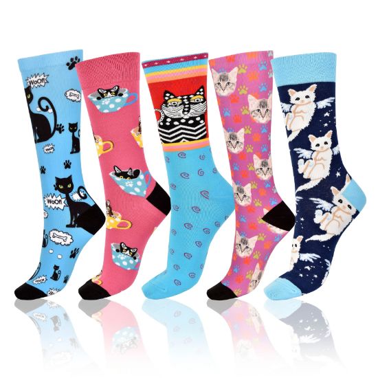 Picture of 5  Cats Socks Holiday Special!