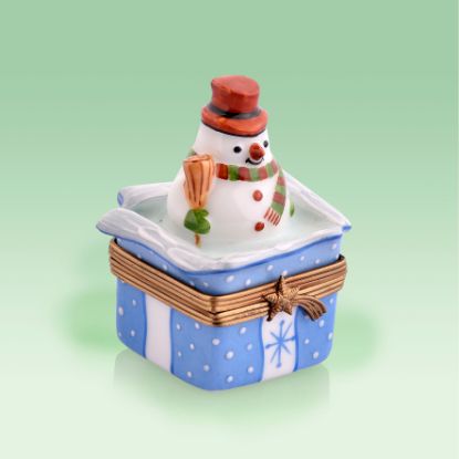 Picture of Limoges Snowman in Gift Pack Box