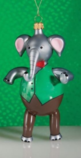 Picture of Boy Elephant Italian Ornament 