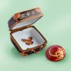 Picture of Limoges Elegant Hand Luggage Box with red Hat