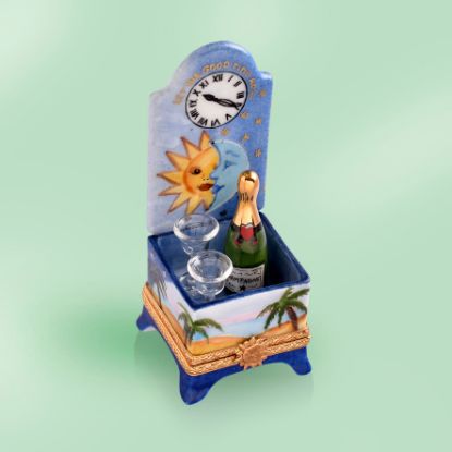 Picture of Limoges Sun and Moon Champagne  Celebration Chair Box