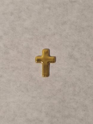 Picture of Limoges porcelain gold cross.loose piece