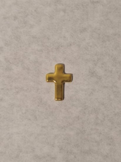 Picture of Limoges porcelain gold cross.loose piece